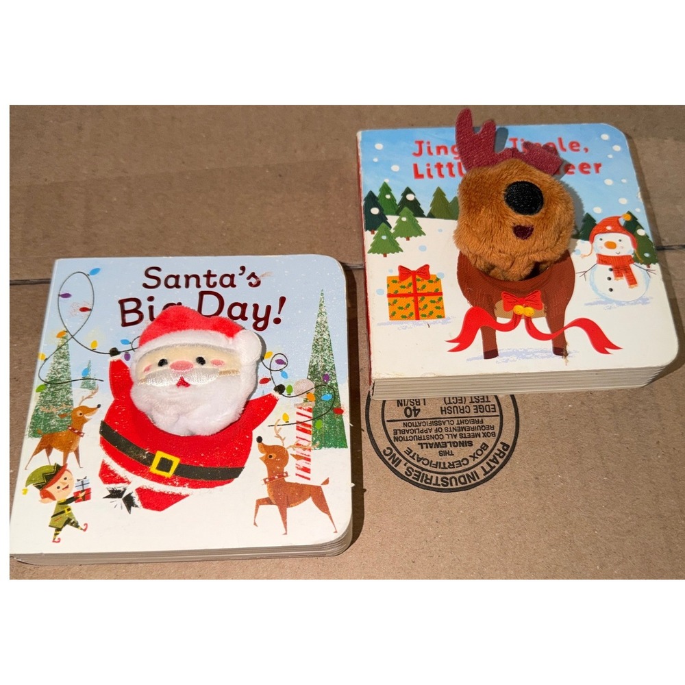 Cottage Door Press-Finger Puppet Board books-Christmas Theme (2)